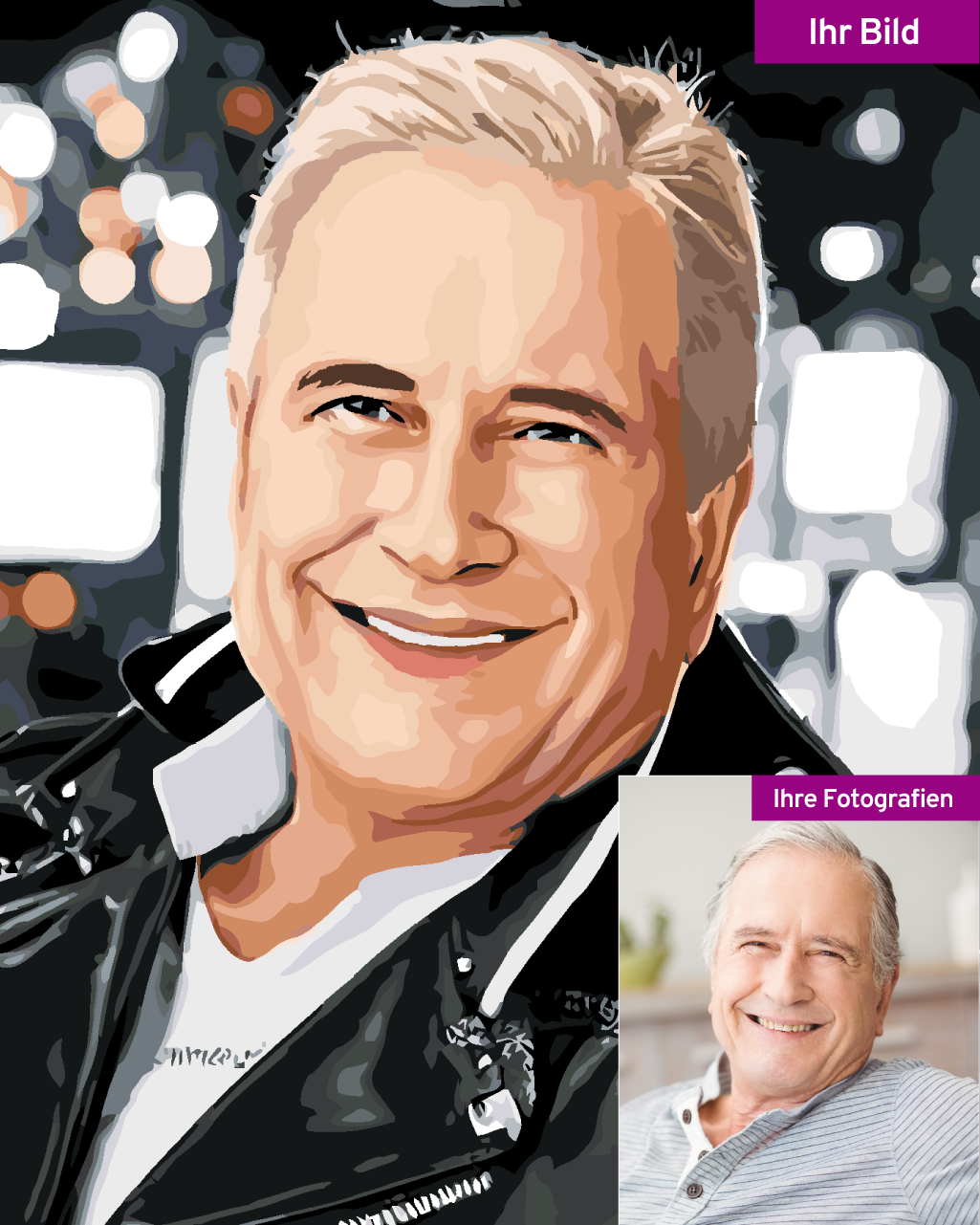 Malen nach Zahlen - DEIN EIGENES FOTO - Kunststil Motorradfahrer â ZUTY DE Malen nach Zahlen - DEIN EIGENES FOTO - Kunststil Motorradfahrer â ZUTY DE