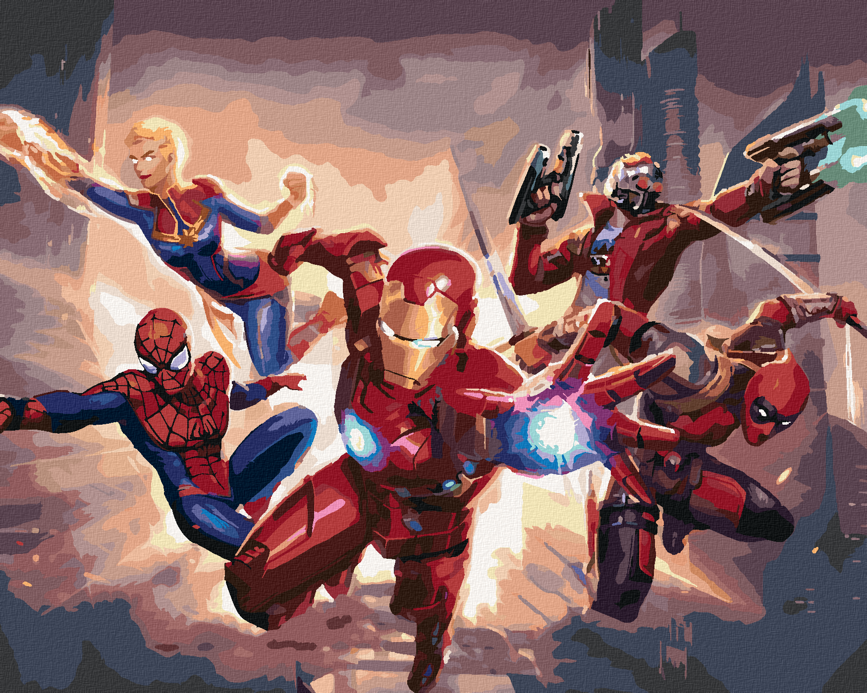 Iron Spider Man - Diamond Paintings 