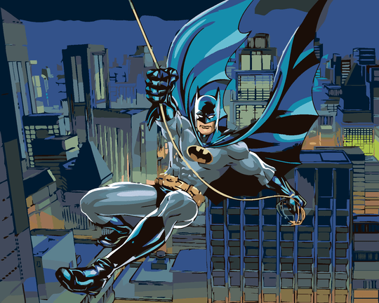 Malen nach Zahlen - BATMAN DER BESCHÜTZER VON GOTHAM
