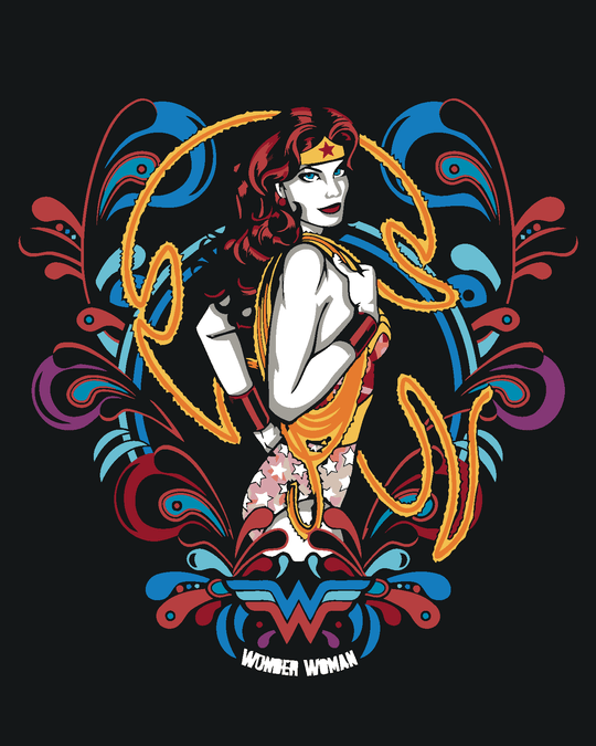 Malen nach Zahlen - WONDER WOMAN 60S