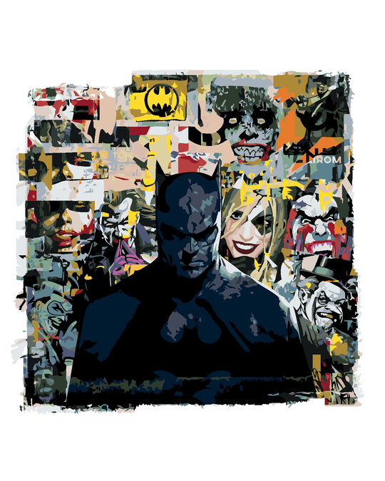 Malen nach Zahlen - COMICS BATMAN