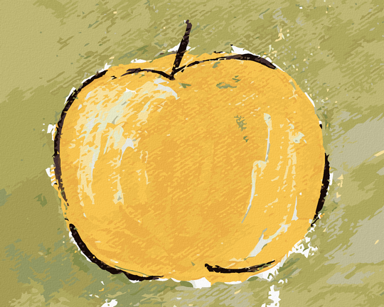 Diamond painting - STILLLEBEN APFEL I (HALEY BUSH)
