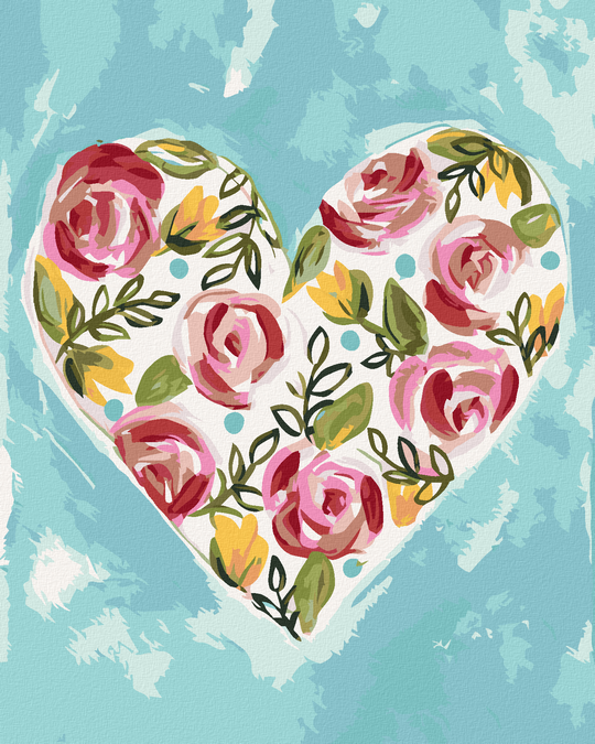 Diamond painting - VALENTINSHERZ II (HALEY BUSH)