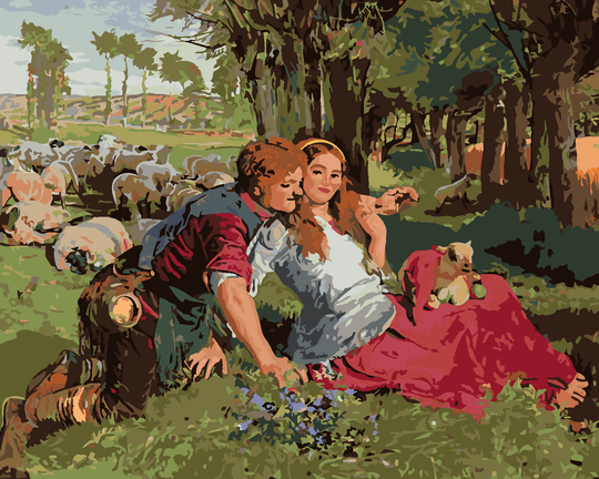 Malen nach Zahlen - DER MIETLING SCHÄFER (HOLMAN-HUNT WILLIAM)