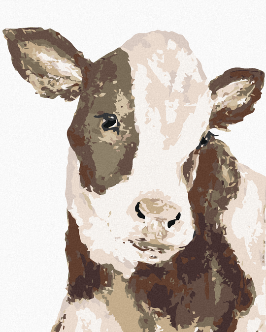 Diamond painting - SCHWARZ-WEISSE KUH (HALEY BUSH)