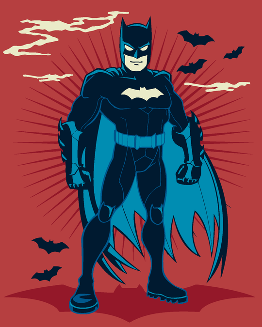 Malen nach Zahlen - GEMALTER BATMAN