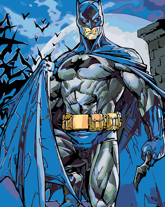Malen nach Zahlen - BATMAN
