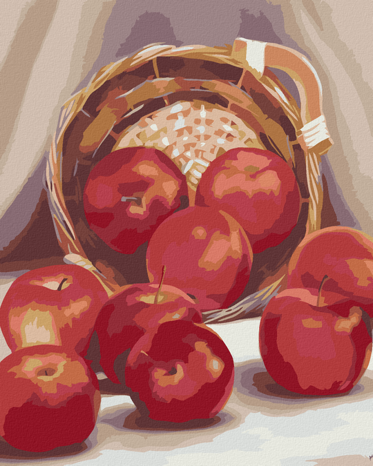 Diamond painting - KORB MIT ÄPFELN (MYROSLAVA VOLOSCHUK)