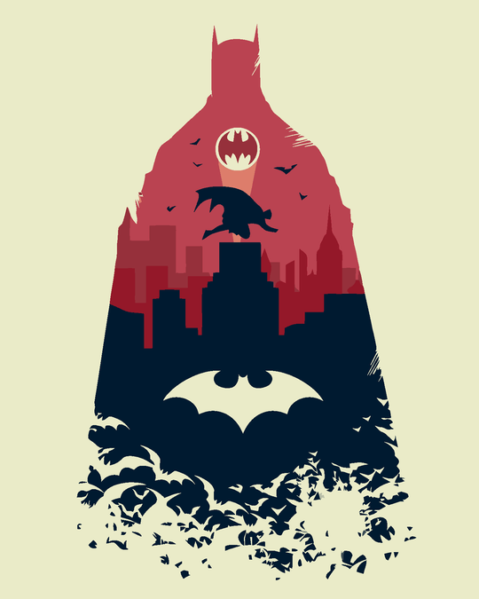Malen nach Zahlen - BATMAN UMRISS