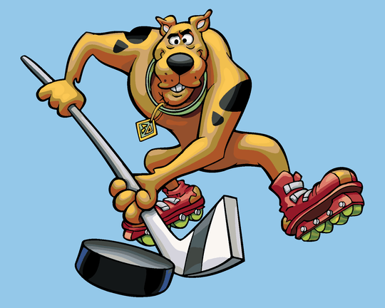 Malen nach Zahlen - SCOOBY HOCKEYSPIELER (SCOOBY DOO)