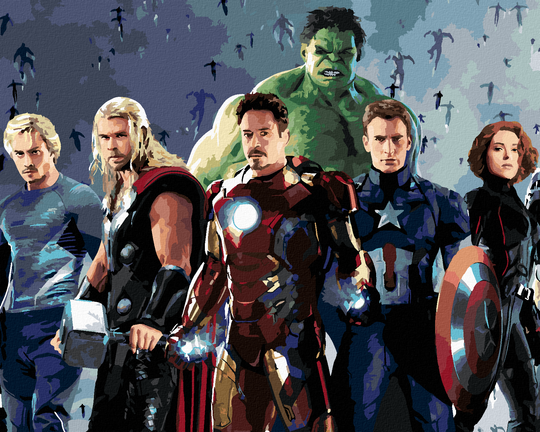 Diamond painting - AVENGERS POSTER: AGE OF ULTRON