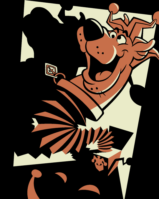 Malen nach Zahlen - SCOOBY-DOO ALS CLOWN