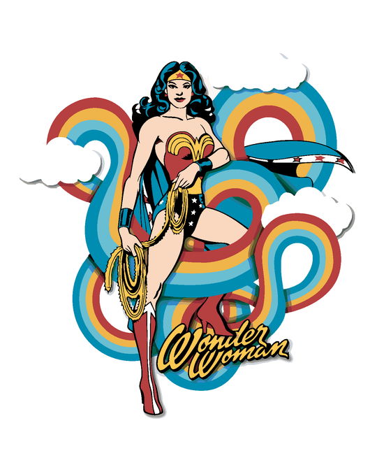 Malen nach Zahlen - WONDER WOMAN REGENBOGEN III