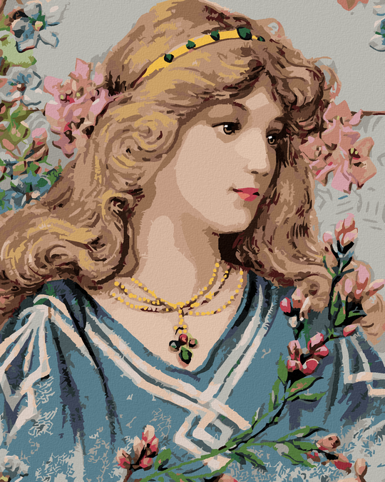 Diamond painting - VIKTORIANISCHE FRAU