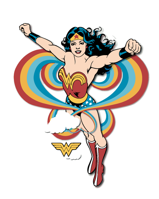 Malen nach Zahlen - WONDER WOMAN REGENBOGEN II