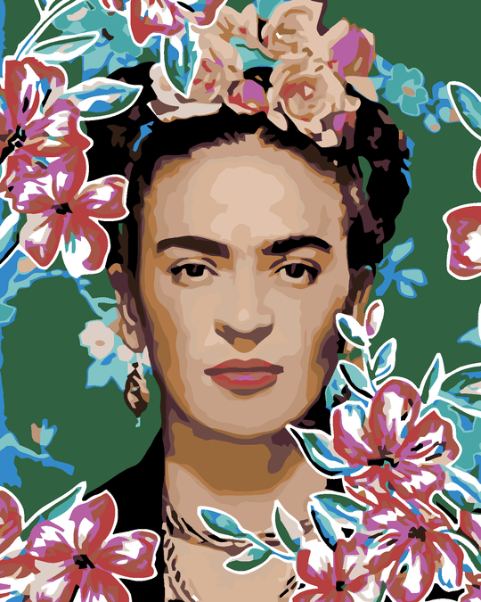 Malen nach Zahlen - FRIDA KAHLO I.