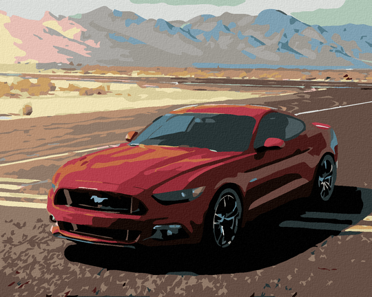 Diamond painting - MUSTANG