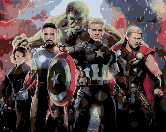 Malen nach Zahlen - AVENGERS ENDGAME