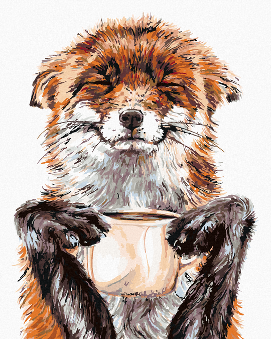 Diamond painting - FUCHS UND KAFFEE (HOLLY SIMENTAL)