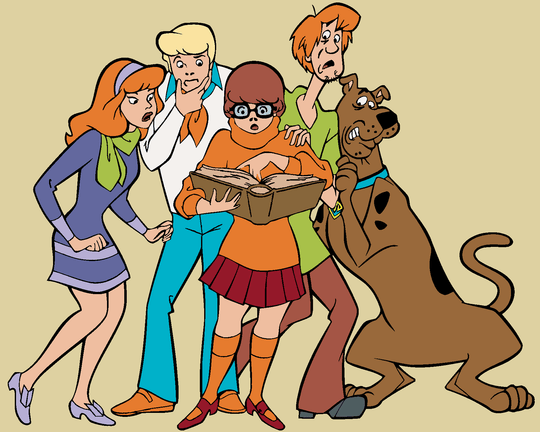 Malen nach Zahlen - SHAGGY, SCOOBY, DAPHNE, VELMA UND FRED (SCOOBY DOO)