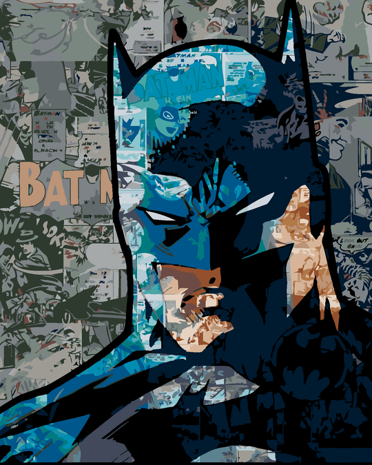 Malen nach Zahlen - BATMAN UND COMICS