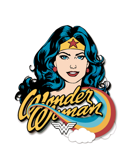 Malen nach Zahlen - WONDER WOMAN REGENBOGEN