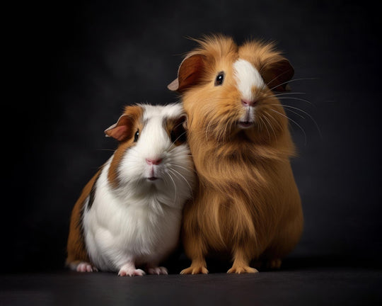 Leinwandbilder - Meerschweinchen-Paar