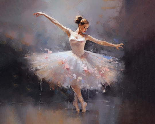 Leinwandbilder - Elegante Ballerina