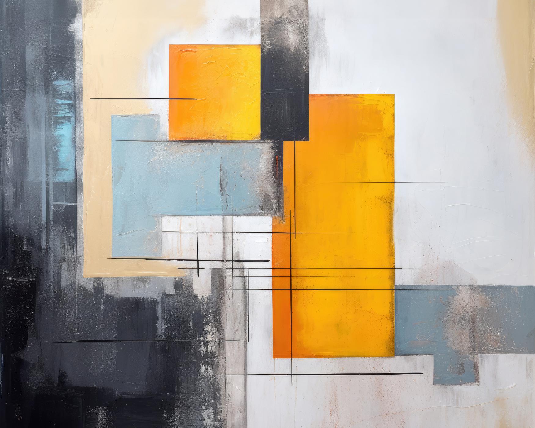  Leinwandbilder - Abstrakte geometrische Formen 2 – ZUTY DE Motiv 