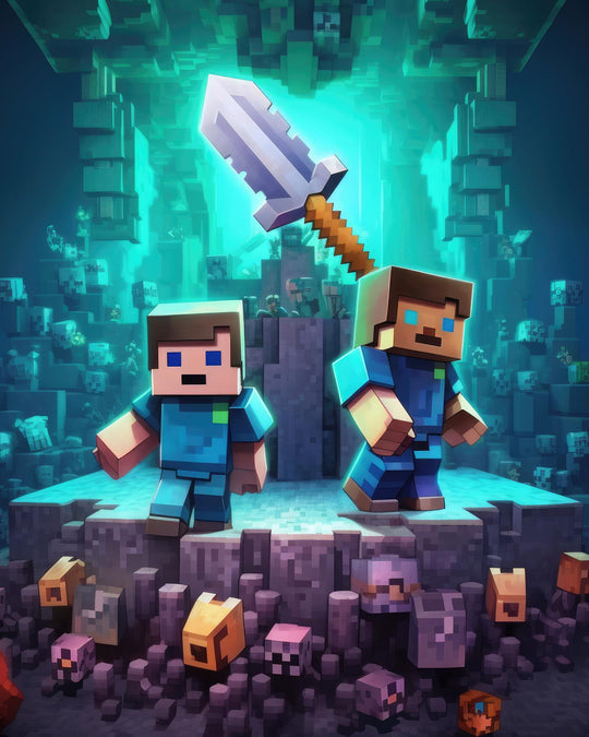 Leinwandbilder - Minecraft-Schatzwächter