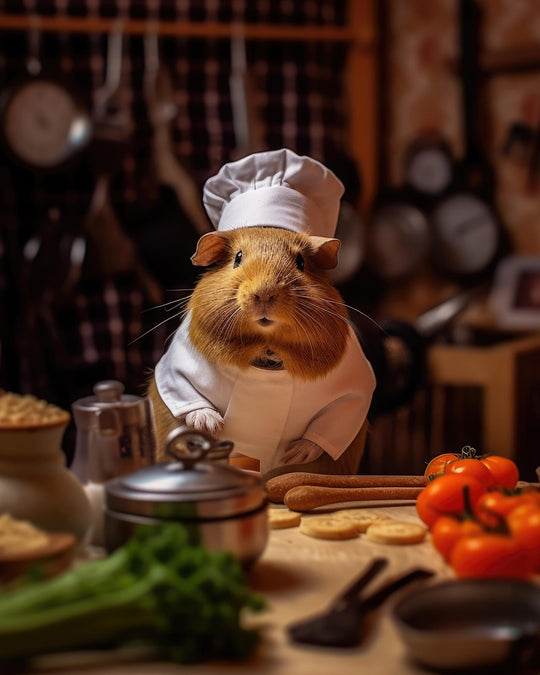 Leinwandbilder - Meerschweinchen-Koch