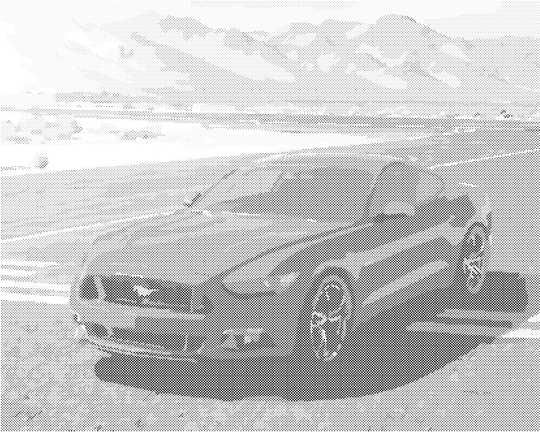 Punktmalerei - MUSTANG