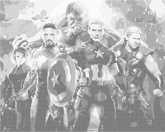 Punktmalerei - AVENGERS ENDGAME