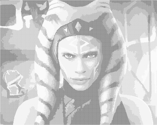 Punktmalerei - AHSOKA THANO (MANDALORIAN)