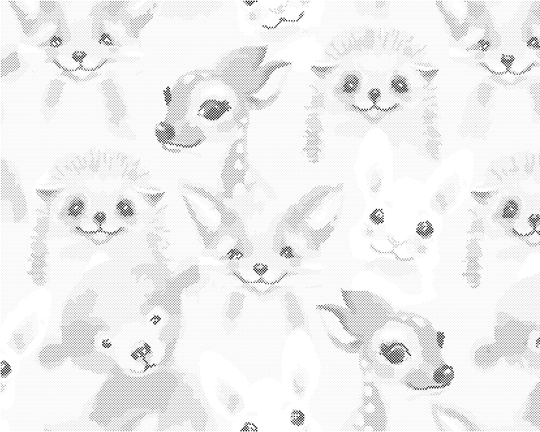 Punktmalerei - TIERE AUS DEM WALD