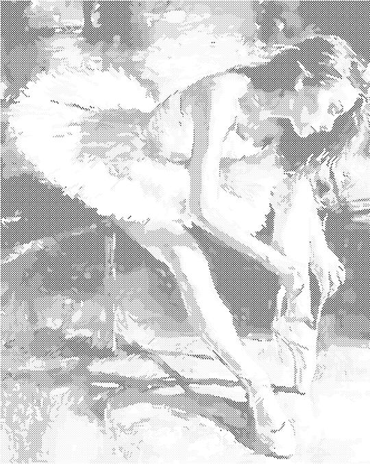 Punktmalerei - BALLERINA