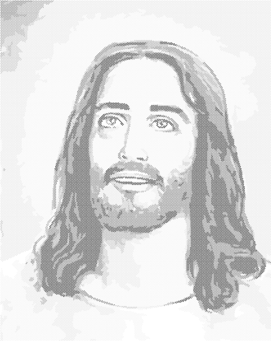 Punktmalerei - JESUS