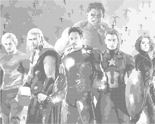 Punktmalerei - AVENGERS POSTER: AGE OF ULTRON