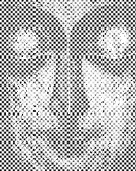 Punktmalerei - KÜNSTLERISCHER BUDDHA