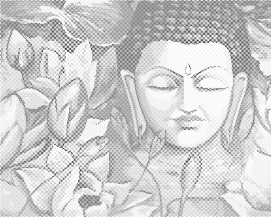Punktmalerei - SPIRITUELLER BUDDHA