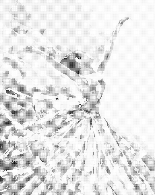 Punktmalerei - TANZENDE BALLERINA