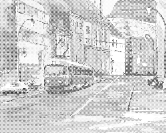 Punktmalerei - EINE TOUR DURCH PRAG