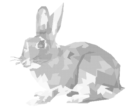 Punktmalerei - POP-ART-KANINCHEN