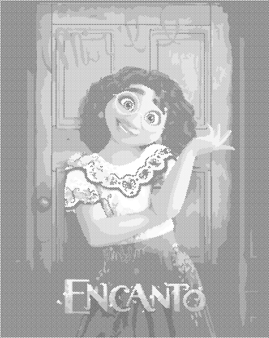 Punktmalerei - MIRABEL PLAKAT (ENCANTO)